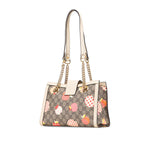 Gucci Small GG Supreme Apple Heart Padlock Tote