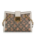 Gucci Small GG Supreme Berry Padlock Tote (SHG-pt4iss)