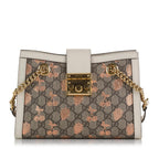 Gucci Small GG Supreme Berry Padlock Tote (SHG-pt4iss)