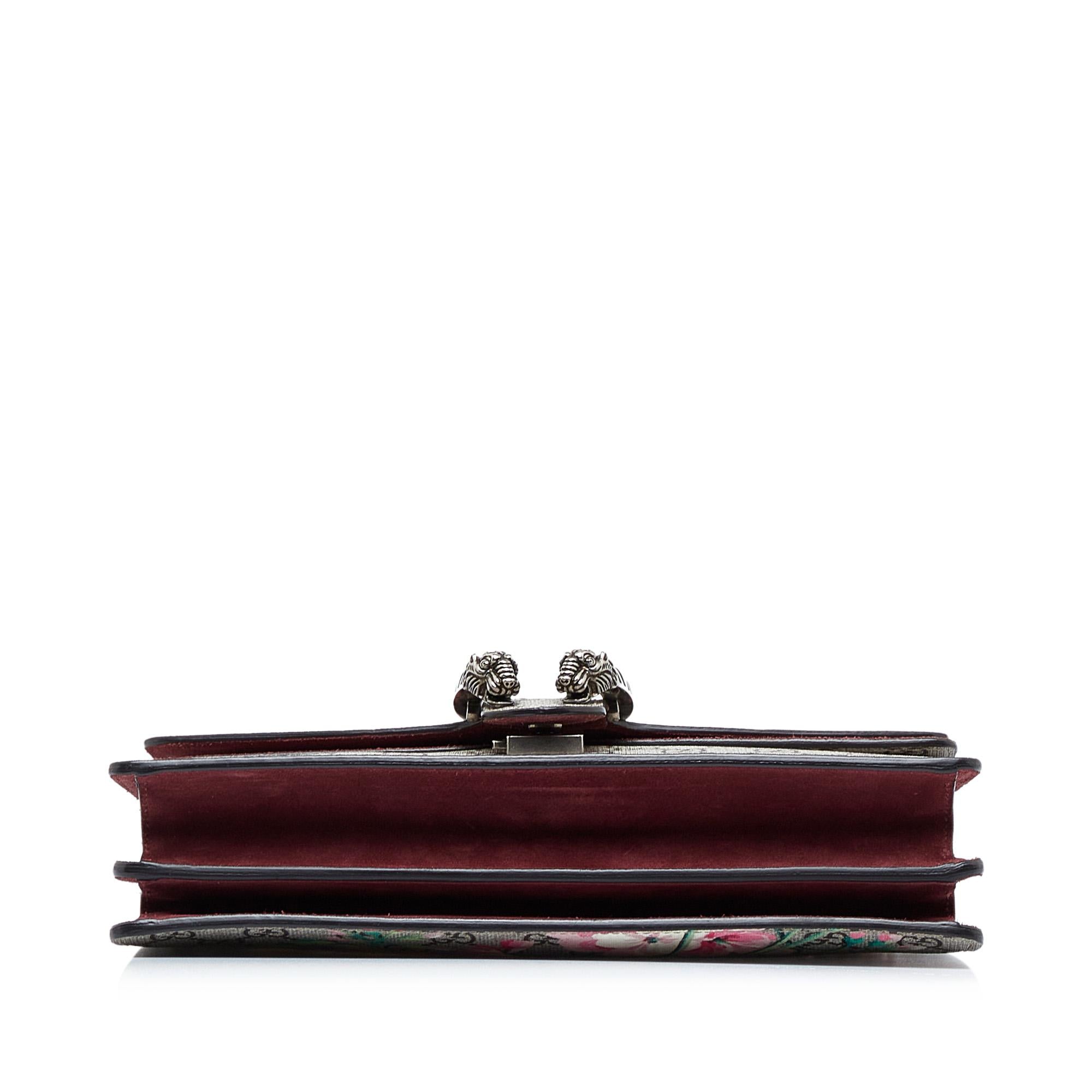 Gucci Small GG Supreme Blooms Dionysus Shoulder Bag (SHG-2lCEJt)