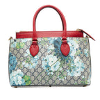 Gucci Small GG Supreme Blooms Linea A Tote (SHG-tw2bJF)