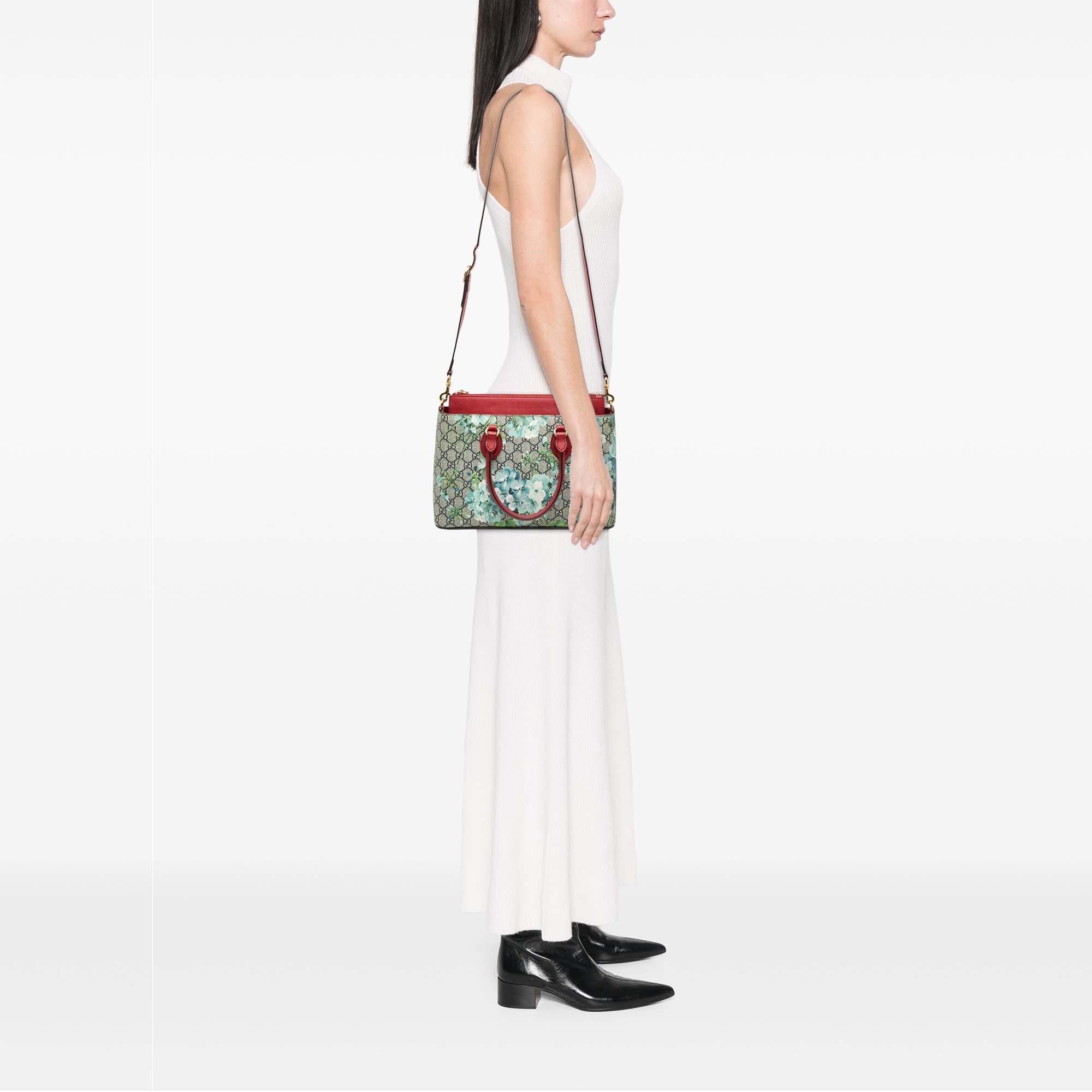Gucci Small GG Supreme Blooms Linea A Tote