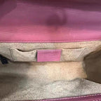 Gucci Small GG Supreme Blooms Padlock Crossbody (SHG-uGapP0)