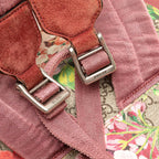 Gucci Small GG Supreme Blooms Single Buckle Backpack