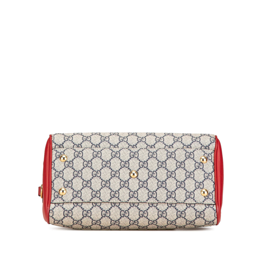 Gucci Small GG Supreme Boston Satchel