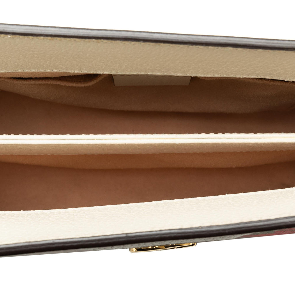 Gucci Small GG Supreme Flora Ophidia Chain Shoulder Bag (SHG-7xxXPR)