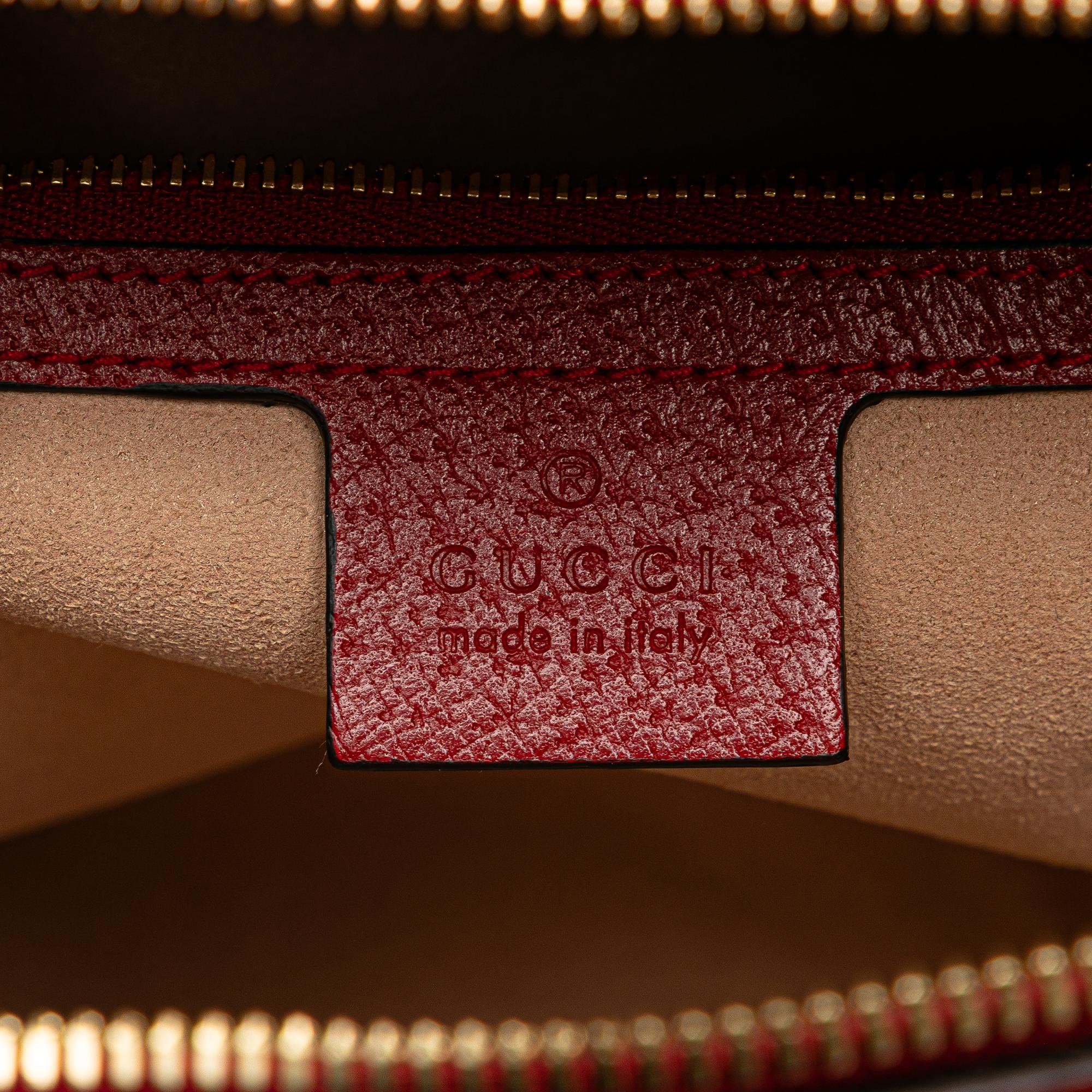 Gucci Small GG Supreme Flora Ophidia Satchel (SHG-Z0jPfA)