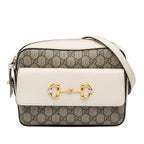 Gucci Small GG Supreme Horsebit 1955 Crossbody