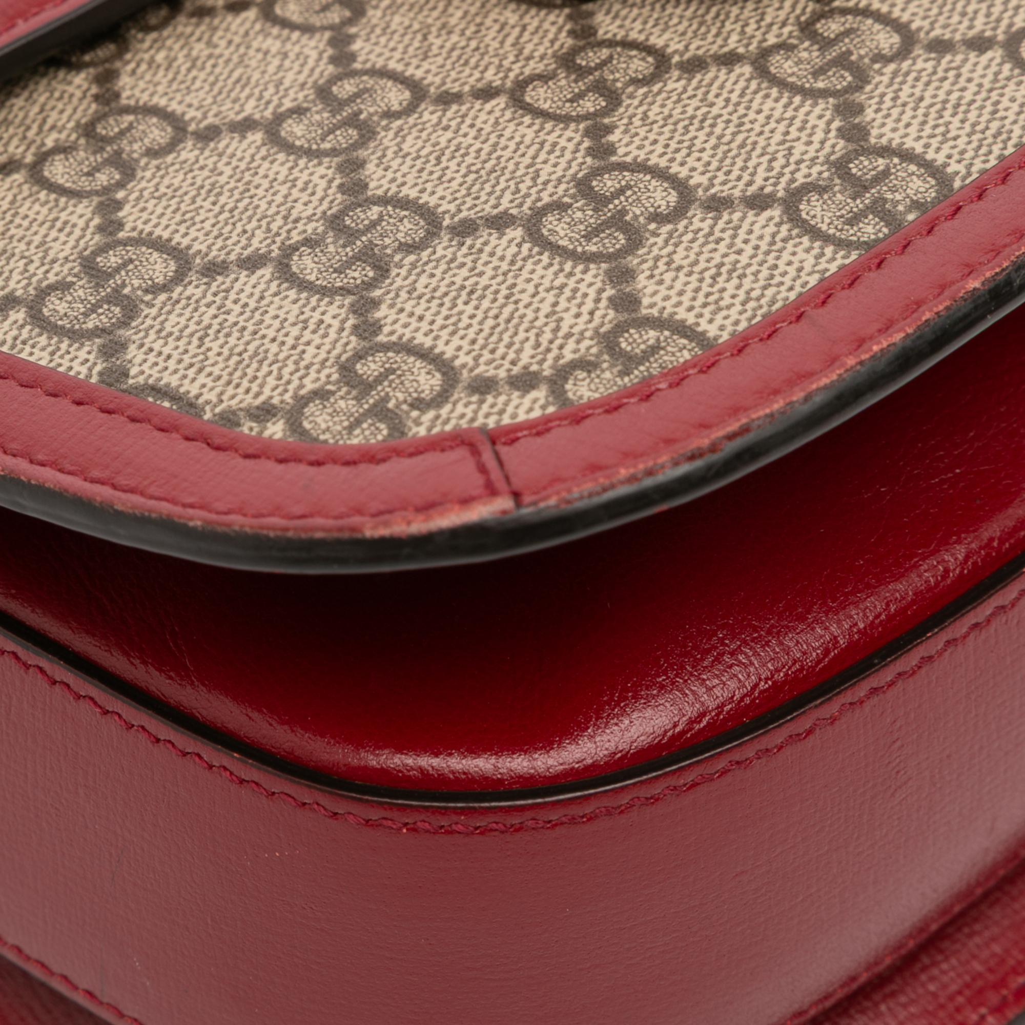 Gucci Small GG Supreme Horsebit 1955 Crossbody