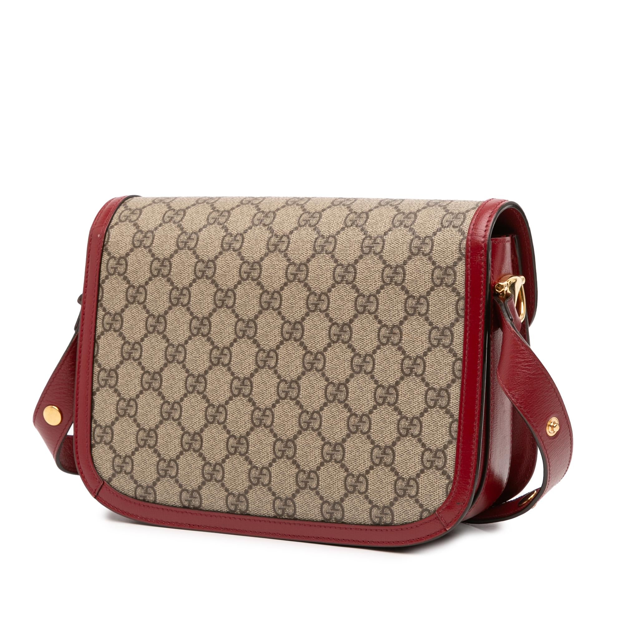 Gucci Small GG Supreme Horsebit 1955 Crossbody