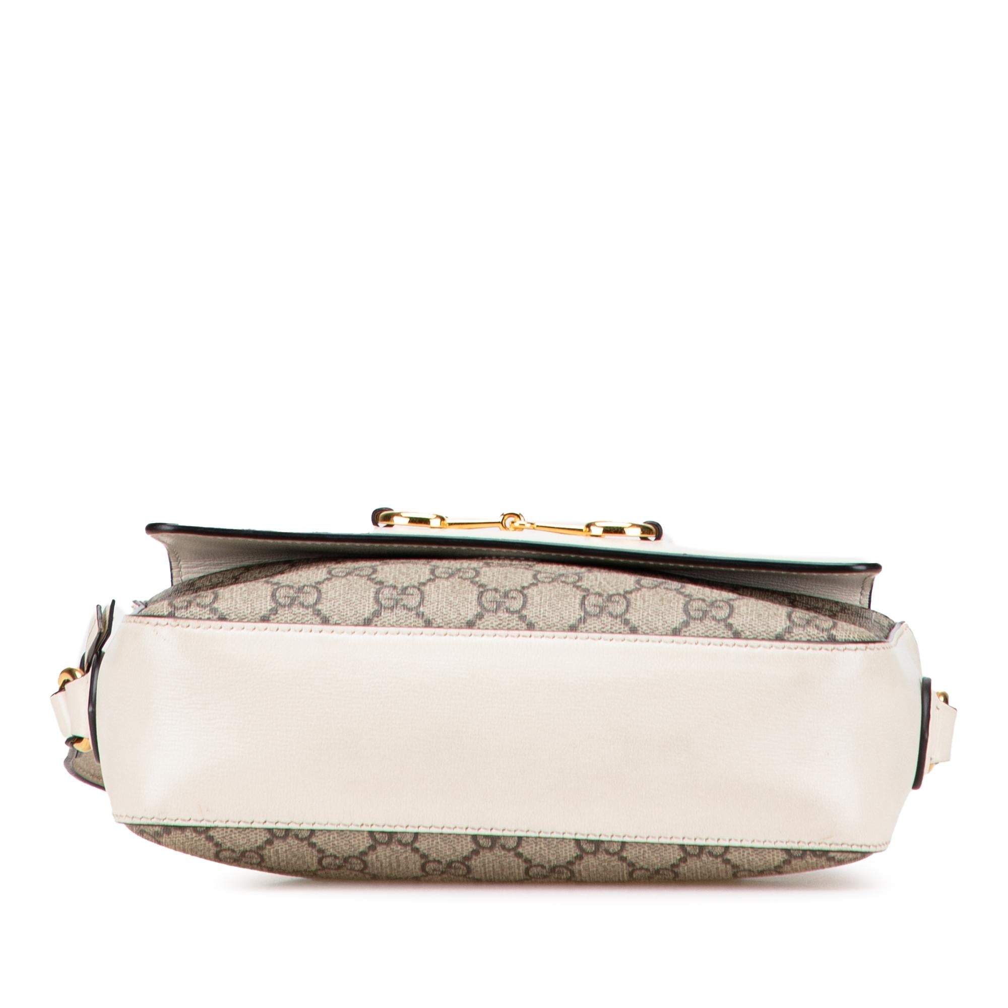 Gucci Small GG Supreme Horsebit 1955 Crossbody