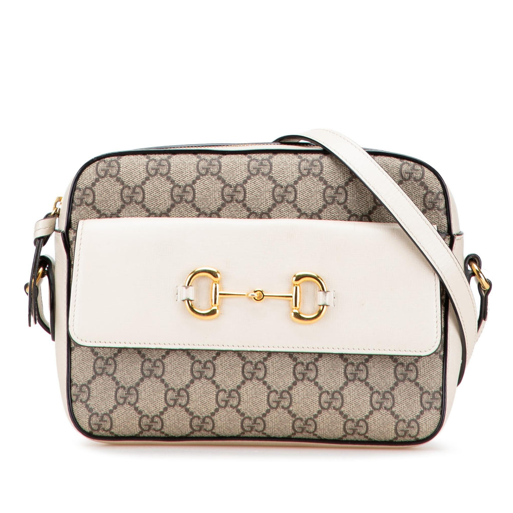 Gucci Small GG Supreme Horsebit 1955 Crossbody