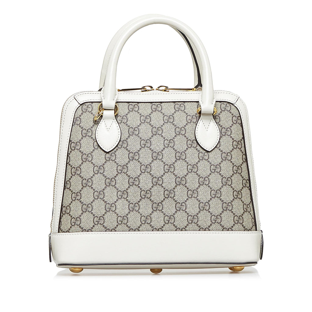 Gucci Small GG Supreme Horsebit 1955 Satchel