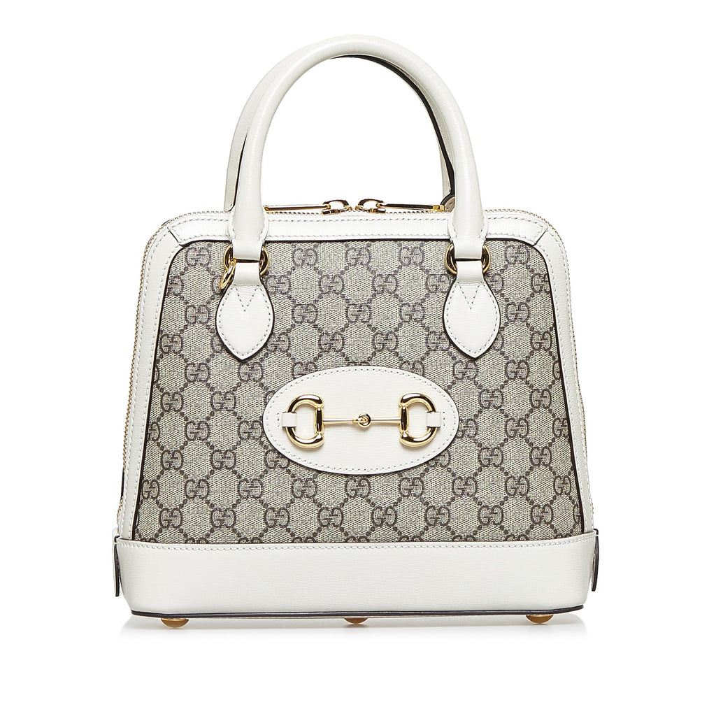 Gucci Small GG Supreme Horsebit 1955 Satchel