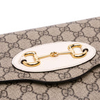Gucci Small GG Supreme Horsebit 1955 Satchel
