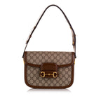 Gucci Small GG Supreme Horsebit 1955 Shoulder Bag (SHG-vd6mDJ)