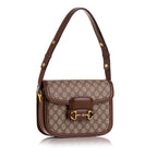 Gucci Small GG Supreme Horsebit 1955 Shoulder Bag (SHG-vd6mDJ)