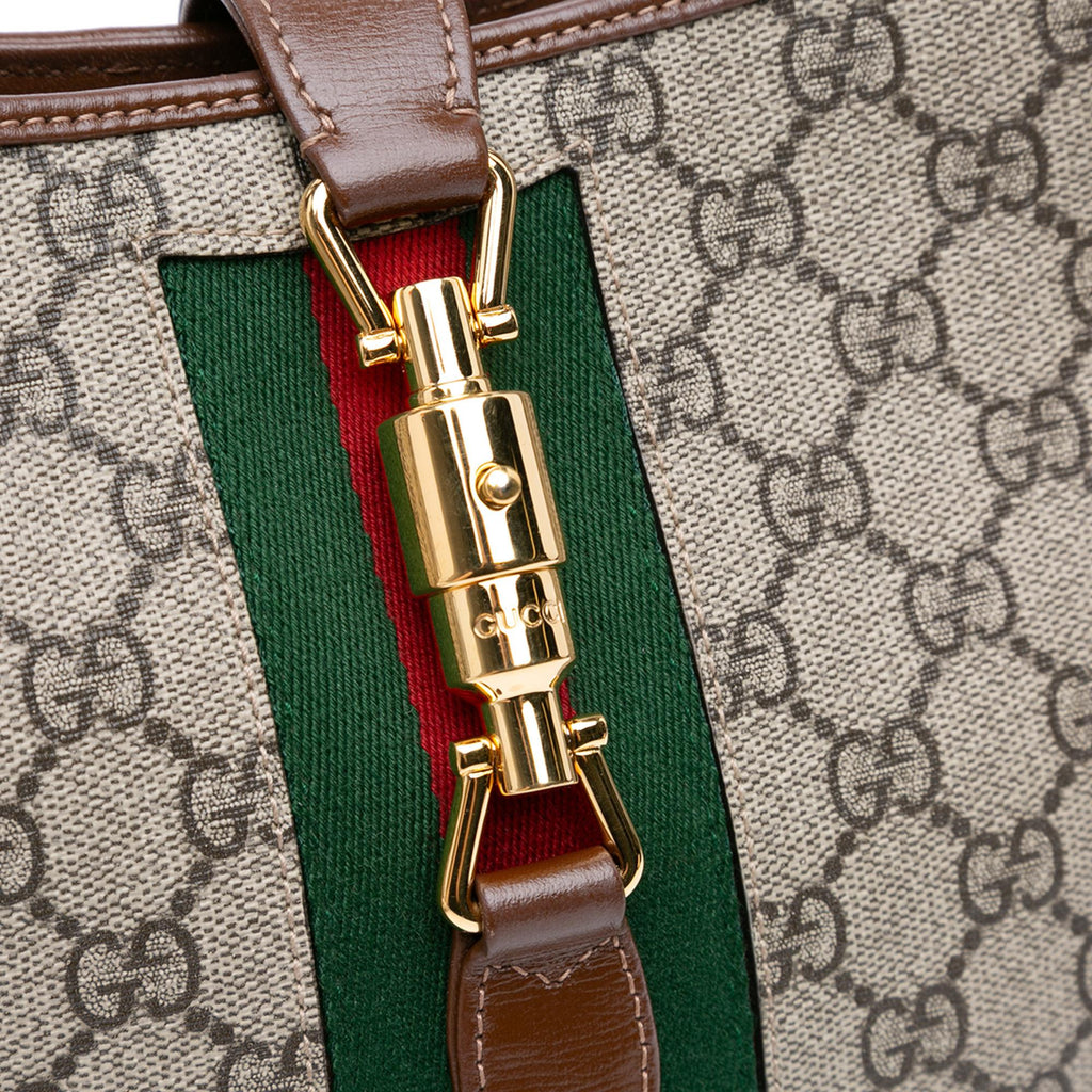 Gucci Small GG Supreme Jackie 1961 Crossbody (SHG-uz0h4h)