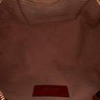 Gucci Small GG Supreme Kingsnake Heart Embroidered Satchel