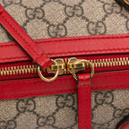Gucci Small GG Supreme Kingsnake Heart Embroidered Satchel