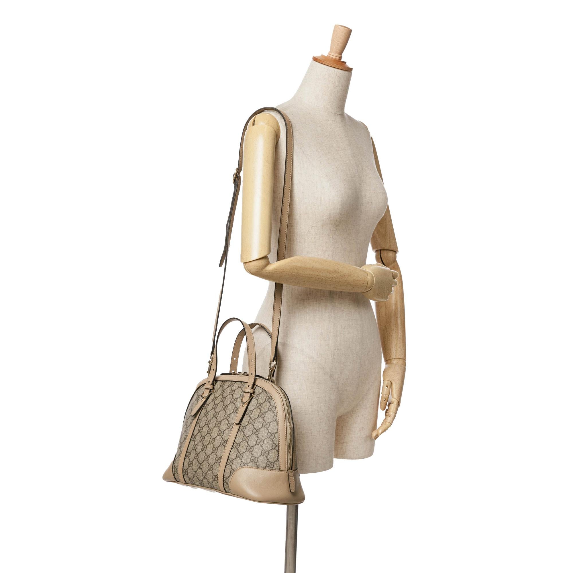 Gucci Small GG Supreme Nice Dome Satchel