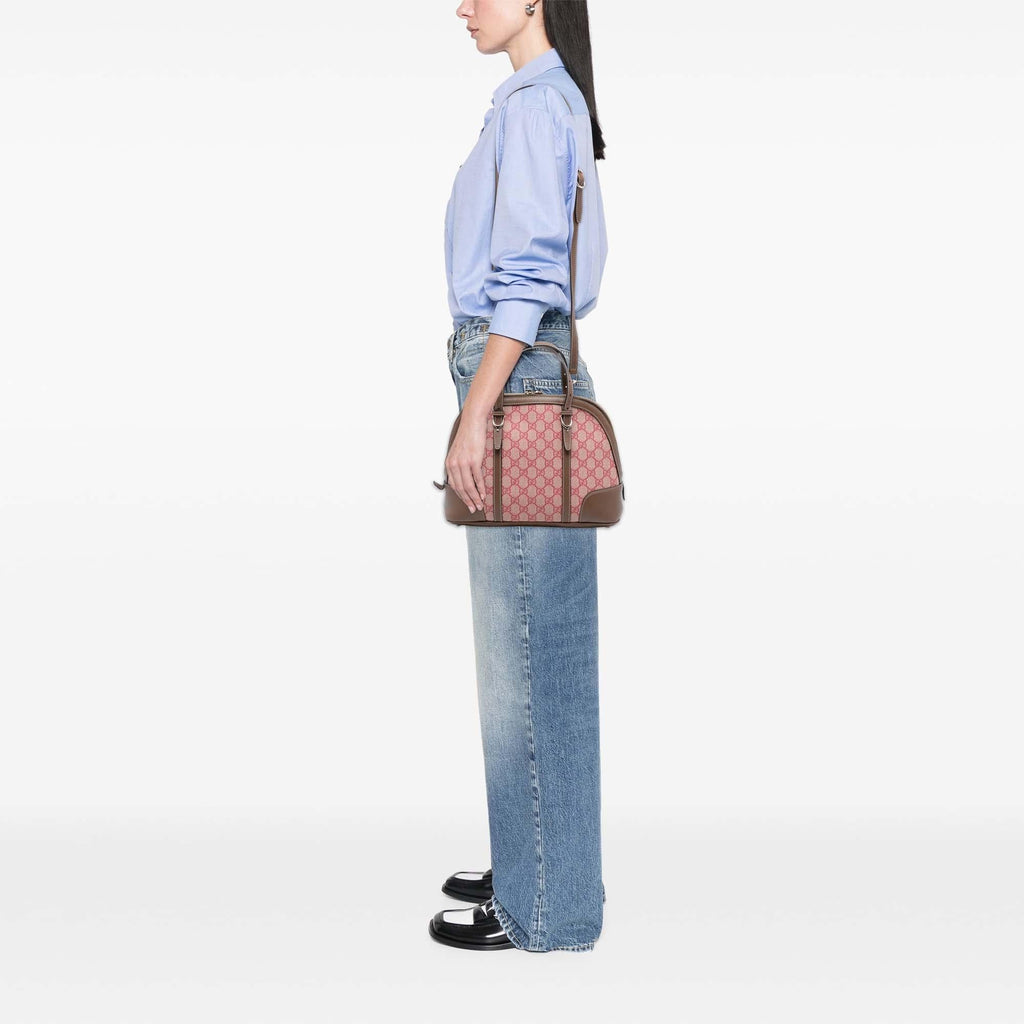 Gucci Small GG Supreme Nice Dome Satchel