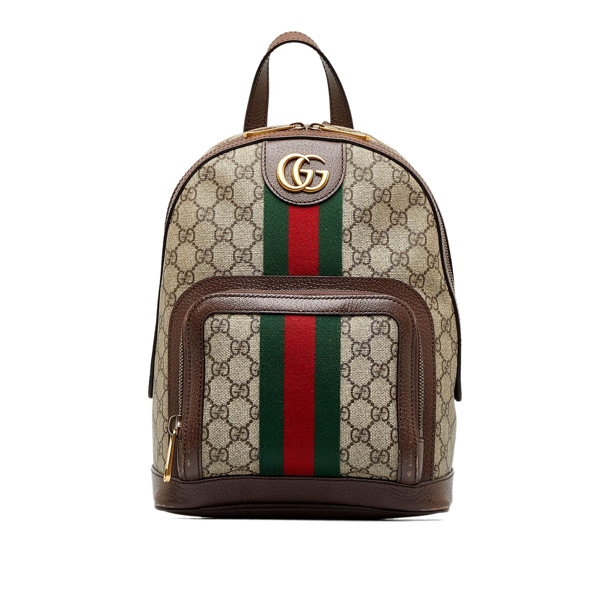 Gucci Small GG Supreme Ophidia Backpack (SHG-c8rFMk)