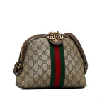 Gucci Small GG Supreme Ophidia Dome Crossbody Bag (SHG-bGG5IQ)