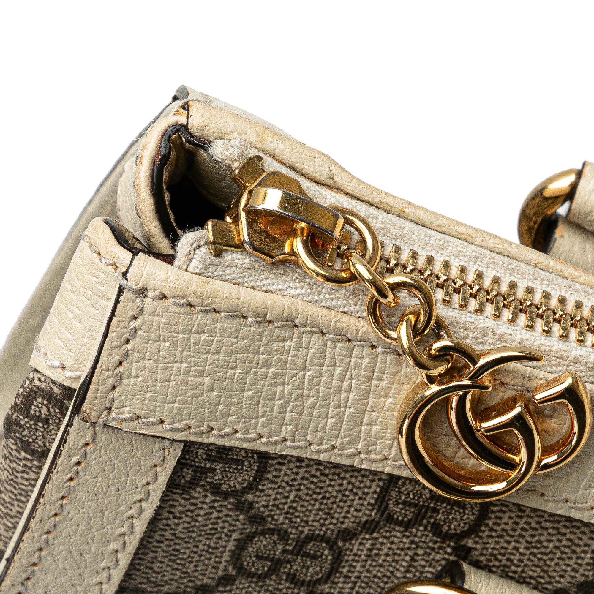 Gucci Small GG Supreme Ophidia Satchel