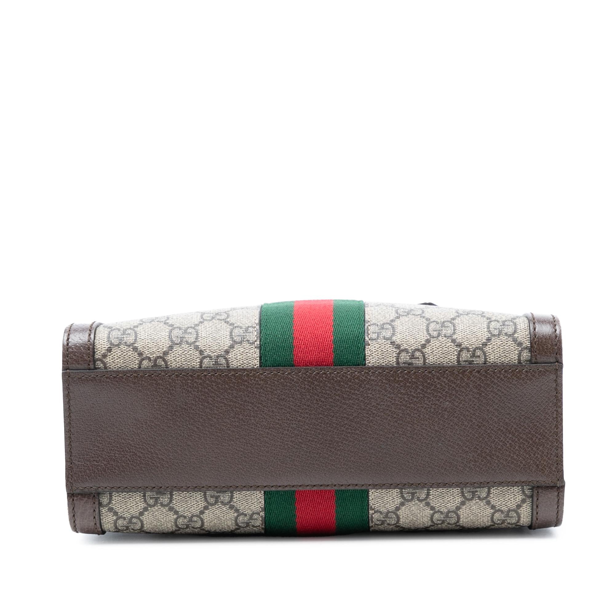Gucci Small GG Supreme Ophidia Satchel