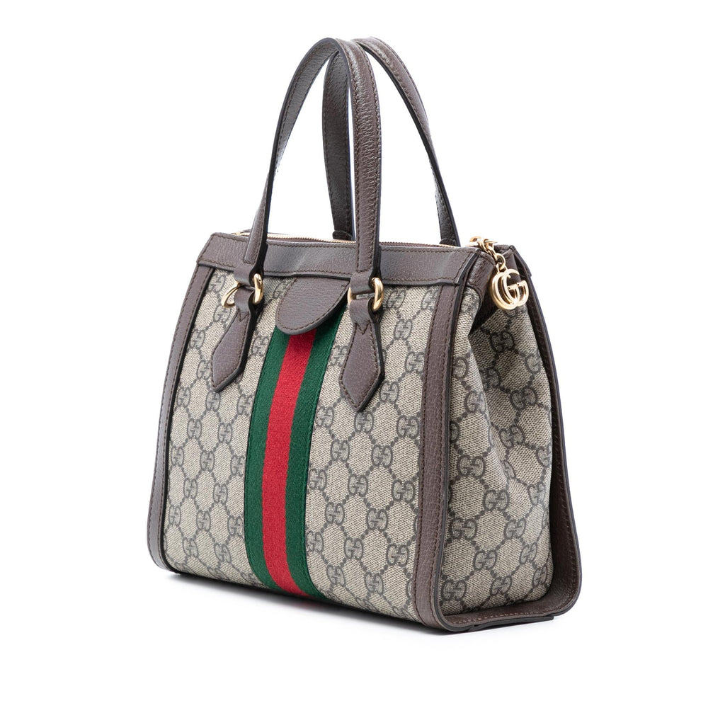 Gucci Small GG Supreme Ophidia Satchel