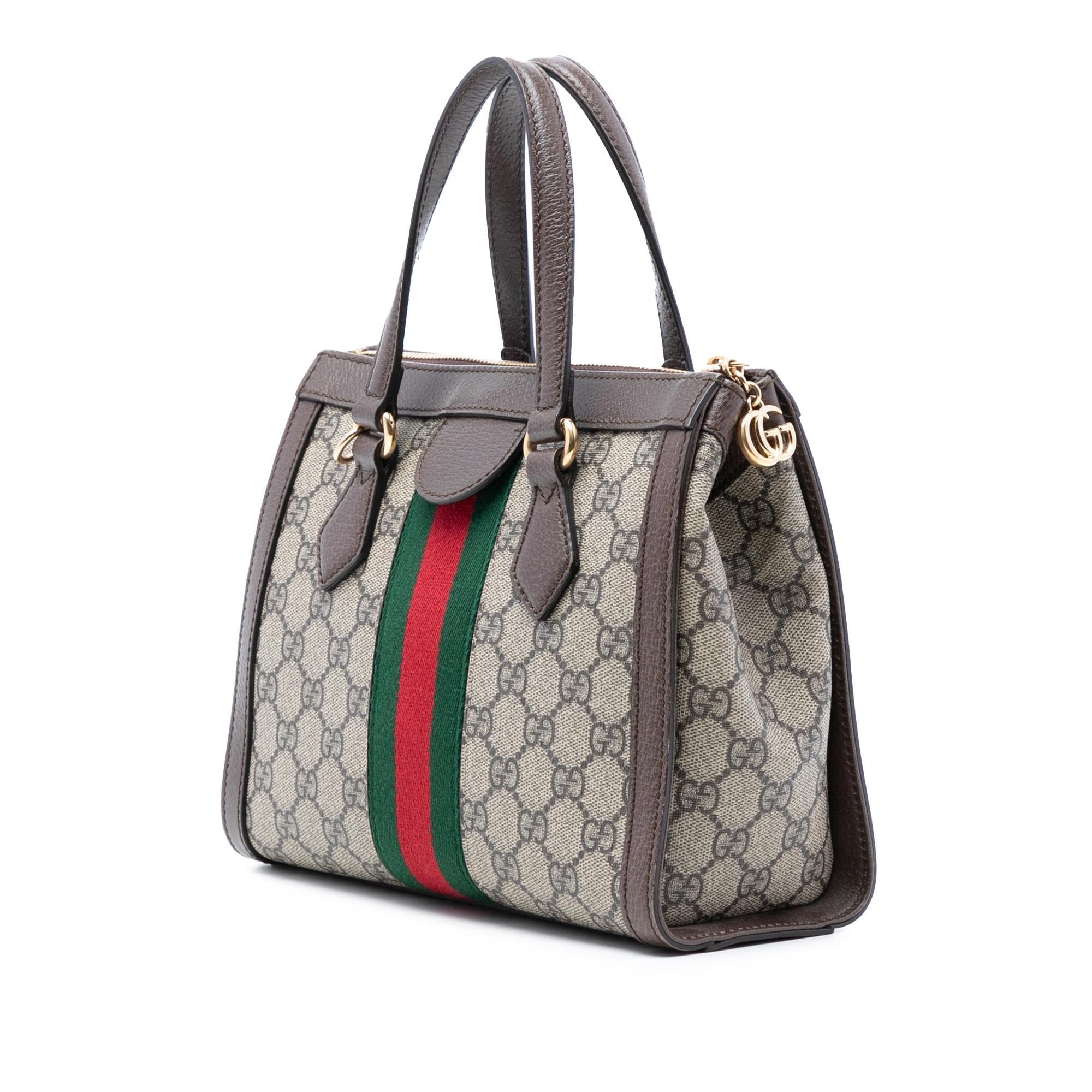 Gucci Small GG Supreme Ophidia Satchel