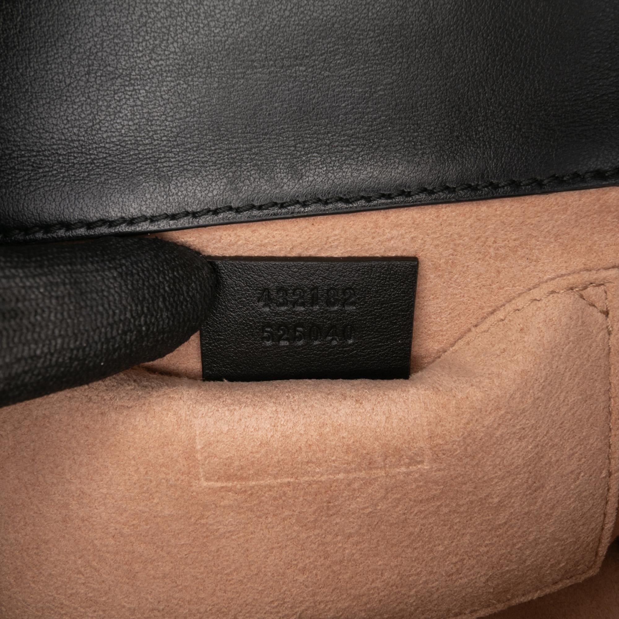 Gucci Small GG Supreme Osiride Padlock Crossbody