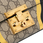 Gucci Small GG Supreme Padlock Crossbody (SHG-hHAWjM)