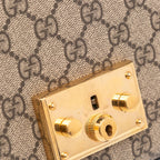 Gucci Small GG Supreme Padlock Crossbody
