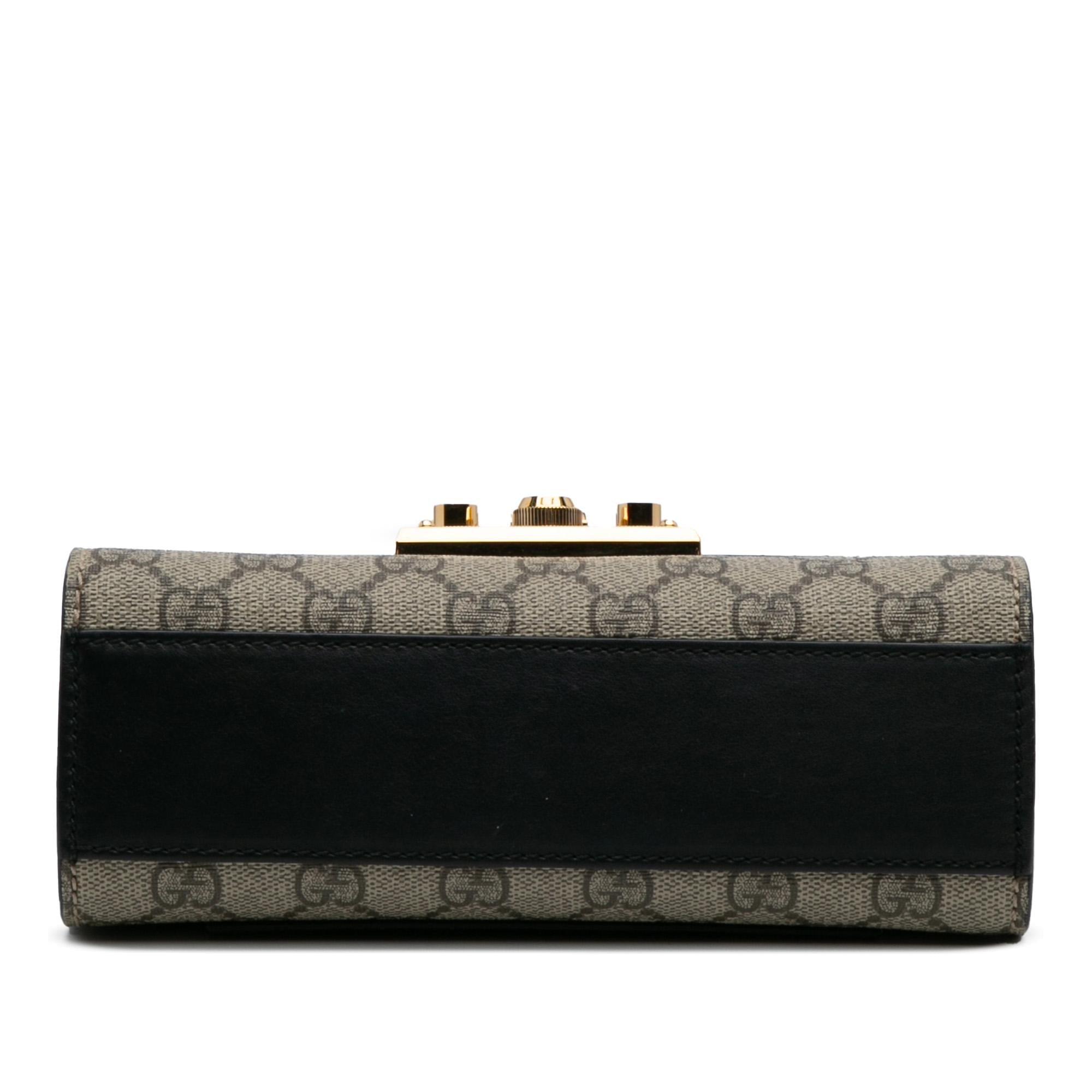 Gucci Small GG Supreme Padlock Crossbody