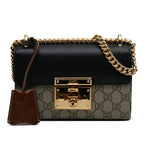 Gucci Small GG Supreme Padlock Crossbody
