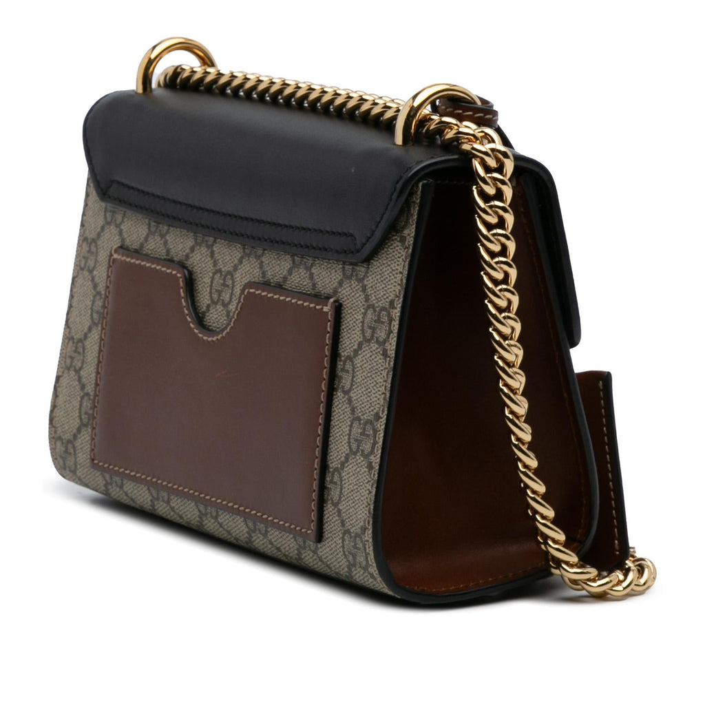 Gucci Small GG Supreme Padlock Crossbody