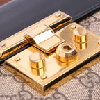 Gucci Small GG Supreme Padlock Crossbody