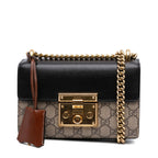 Gucci Small GG Supreme Padlock Crossbody