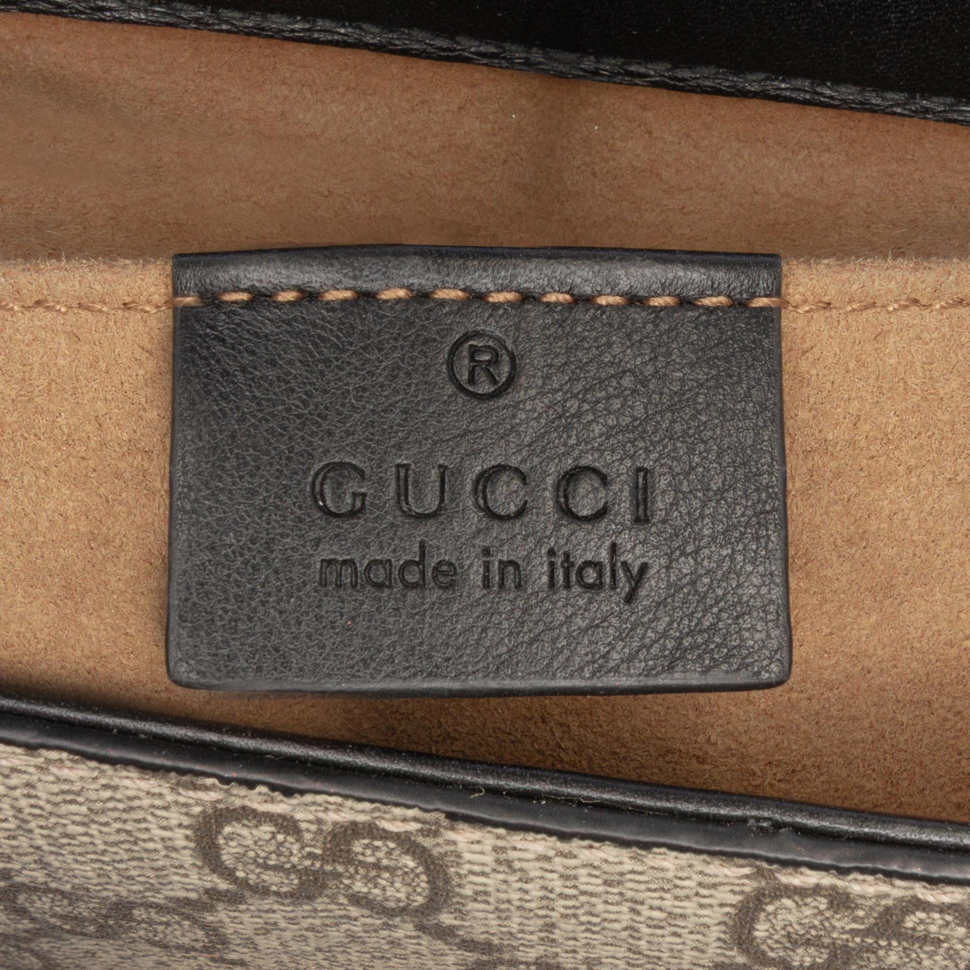 Gucci Small GG Supreme Padlock Crossbody