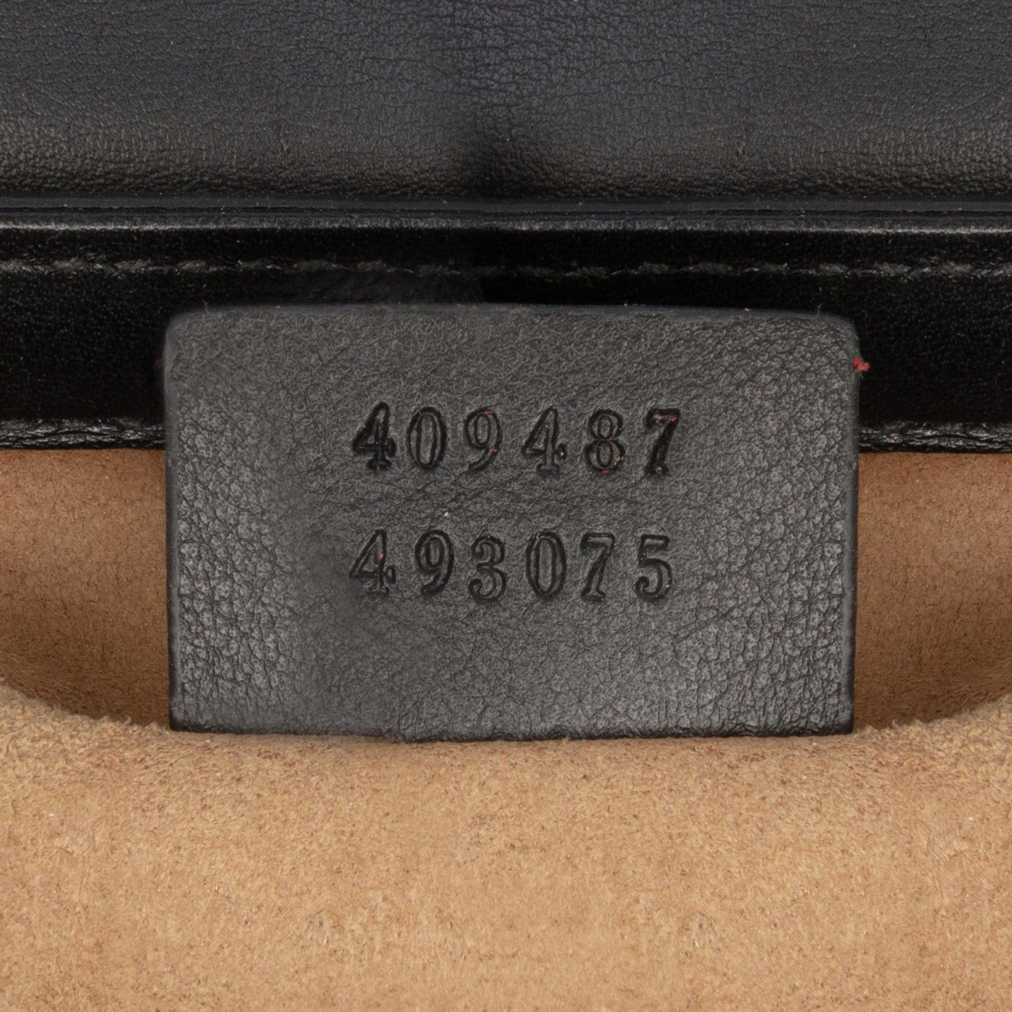 Gucci Small GG Supreme Padlock Crossbody