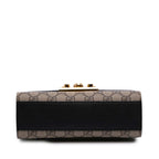 Gucci Small GG Supreme Padlock Crossbody