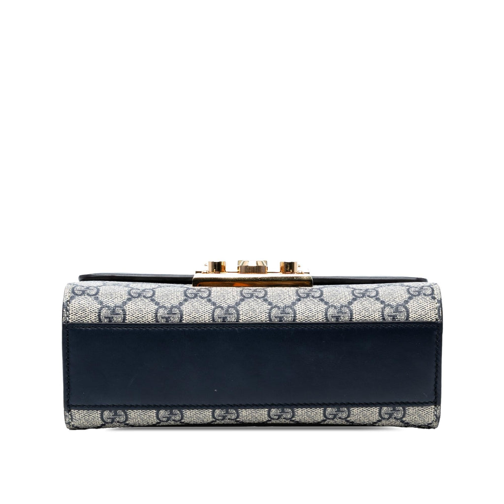 Gucci Small GG Supreme Padlock Crossbody