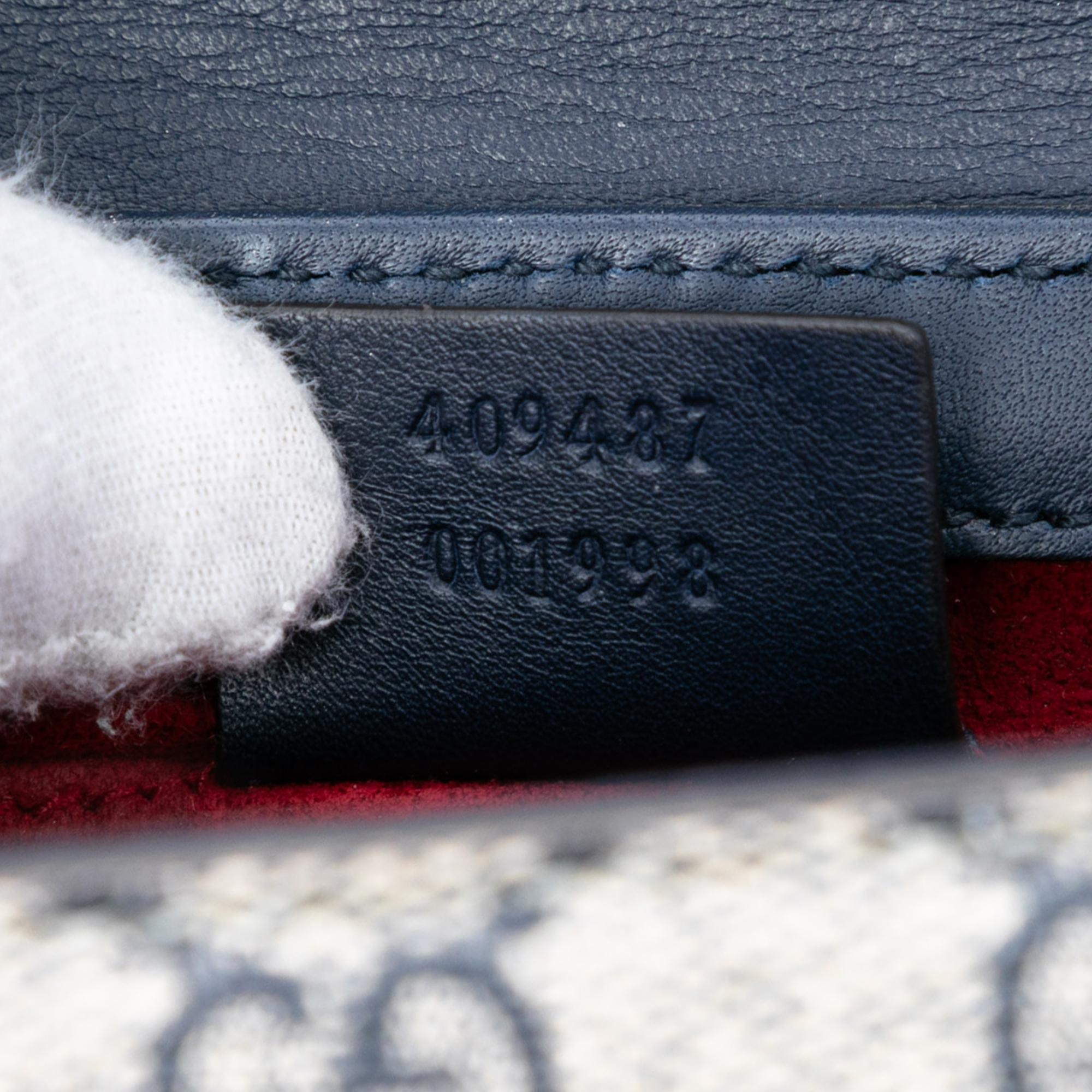 Gucci Small GG Supreme Padlock Crossbody