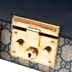 Gucci Small GG Supreme Padlock Crossbody