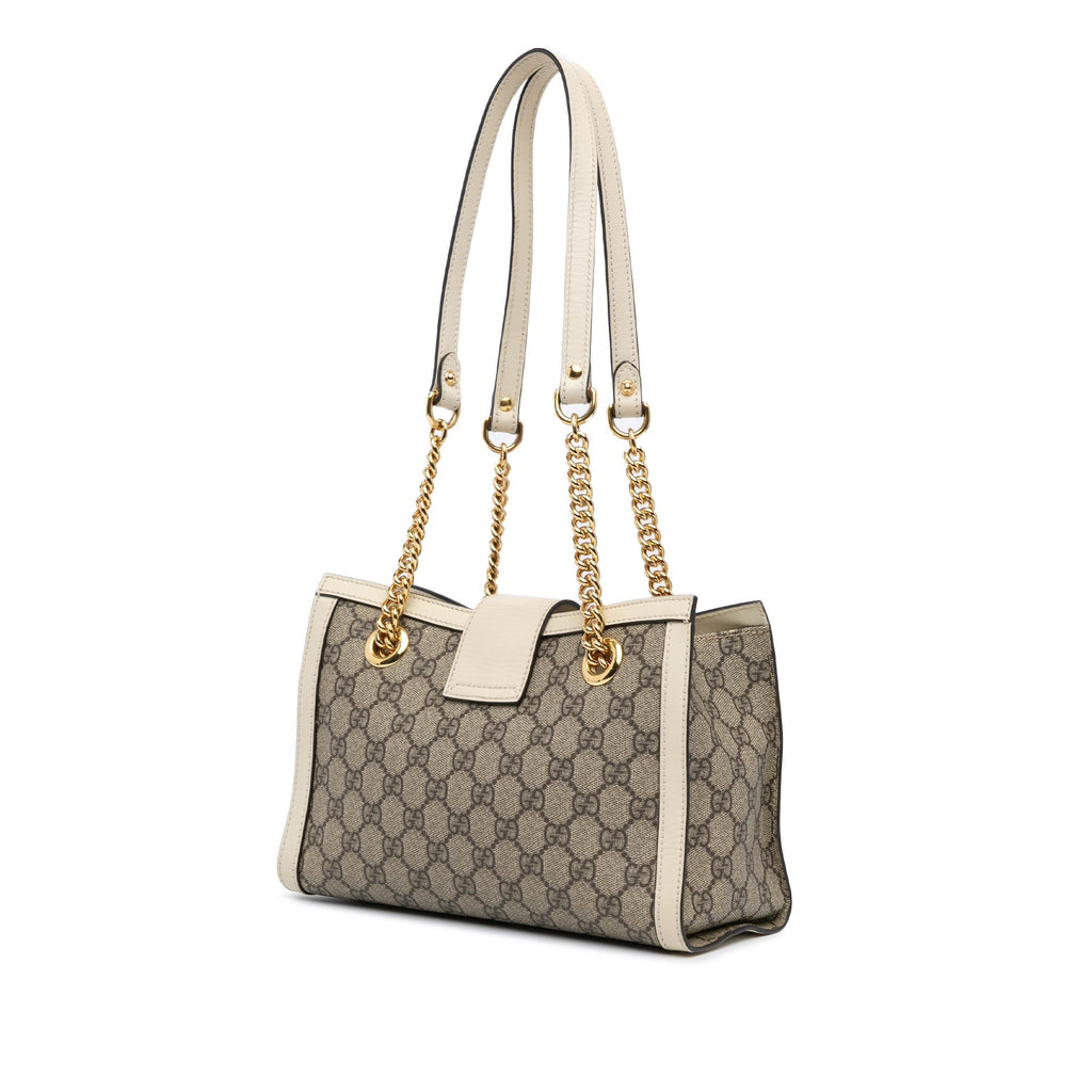 Gucci Small GG Supreme Padlock Tote
