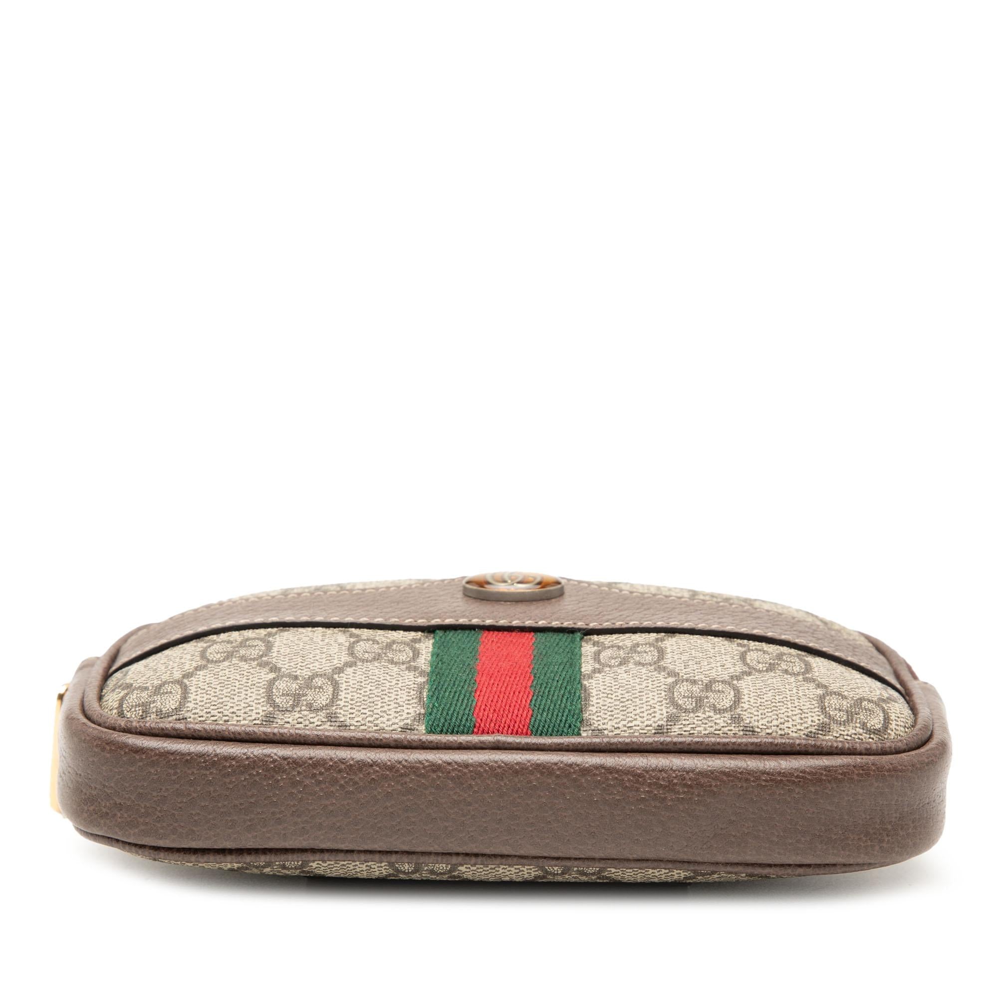 Gucci Small GG Supreme Web Ophidia Belt Bag