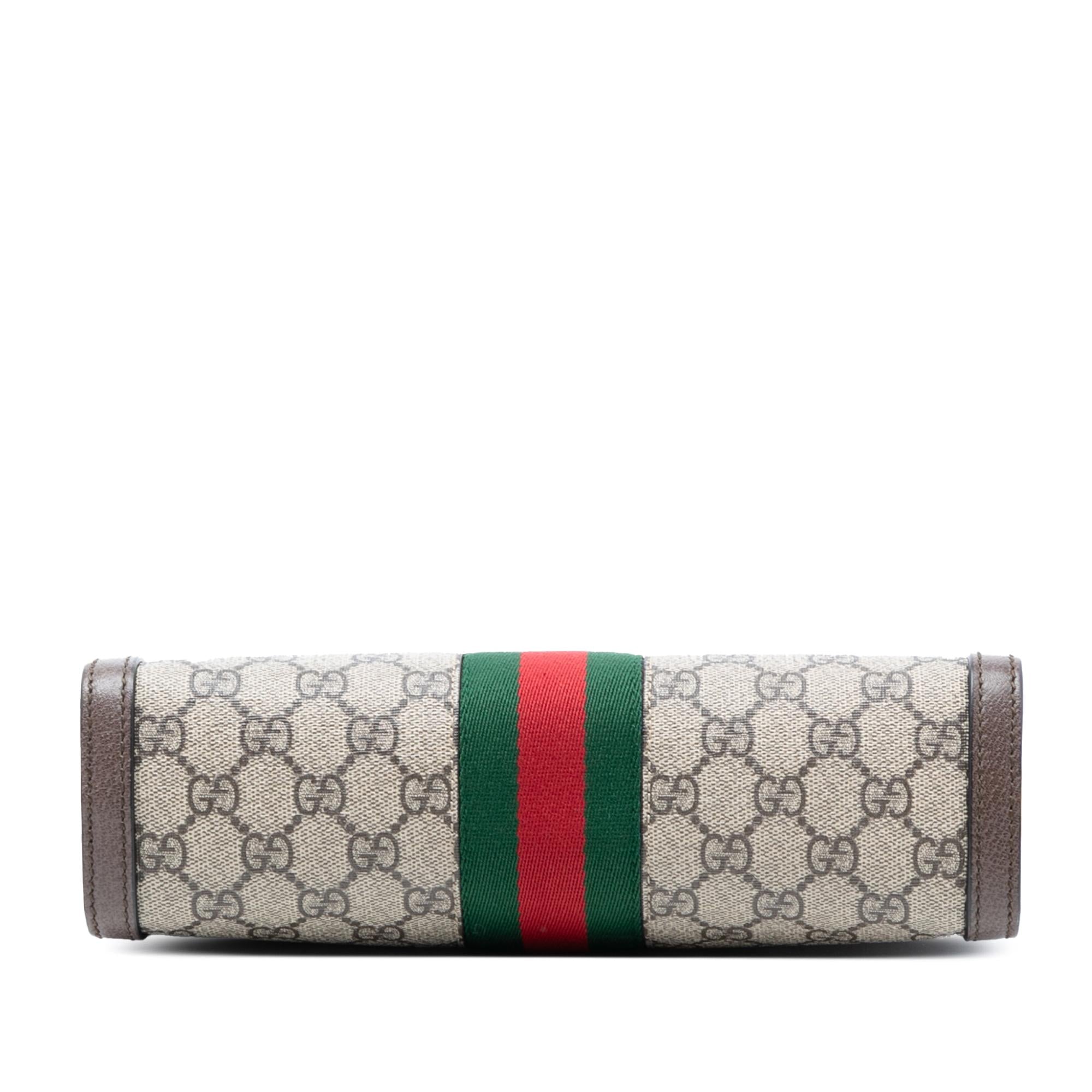 Gucci Small GG Supreme Web Ophidia Chain Crossbody