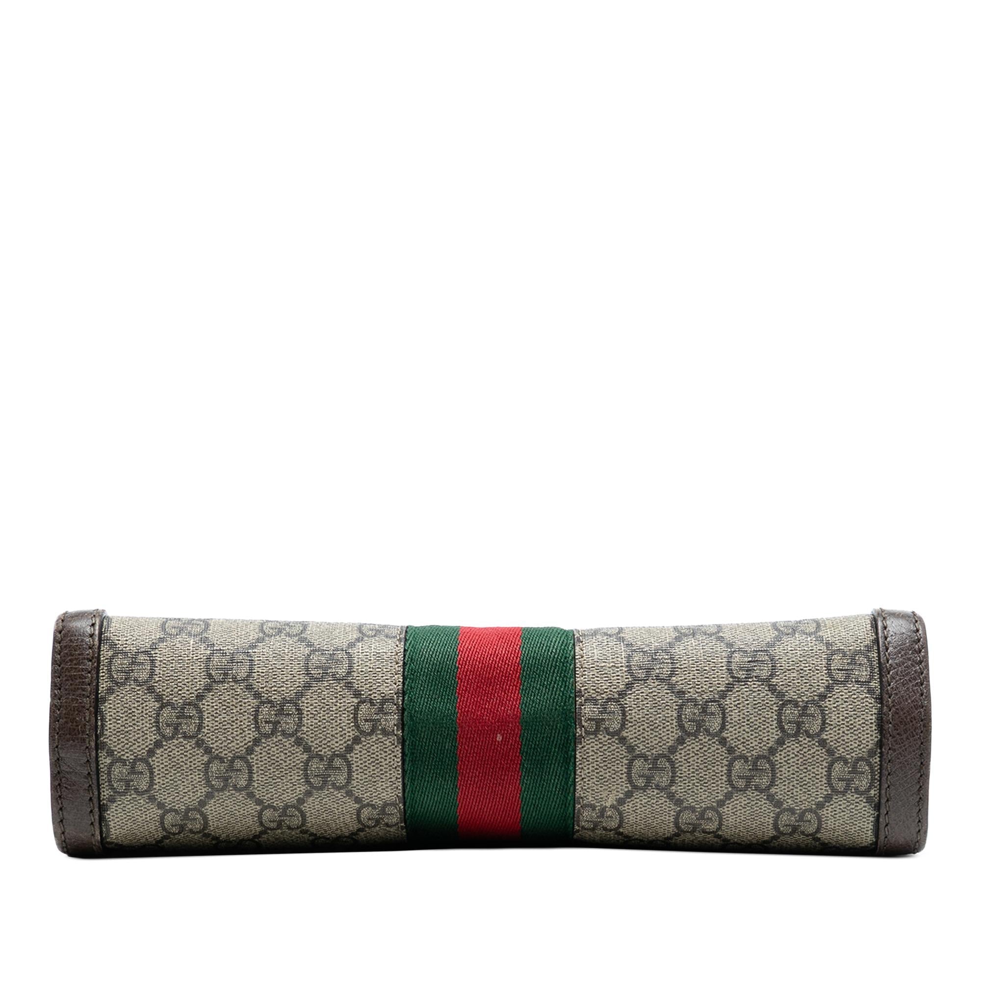 Gucci Small GG Supreme Web Ophidia Chain Crossbody